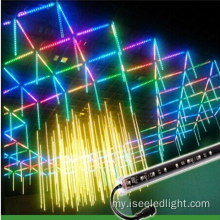 programmable dmx သည်ဒေါင်လိုက် 3D Tube Disco